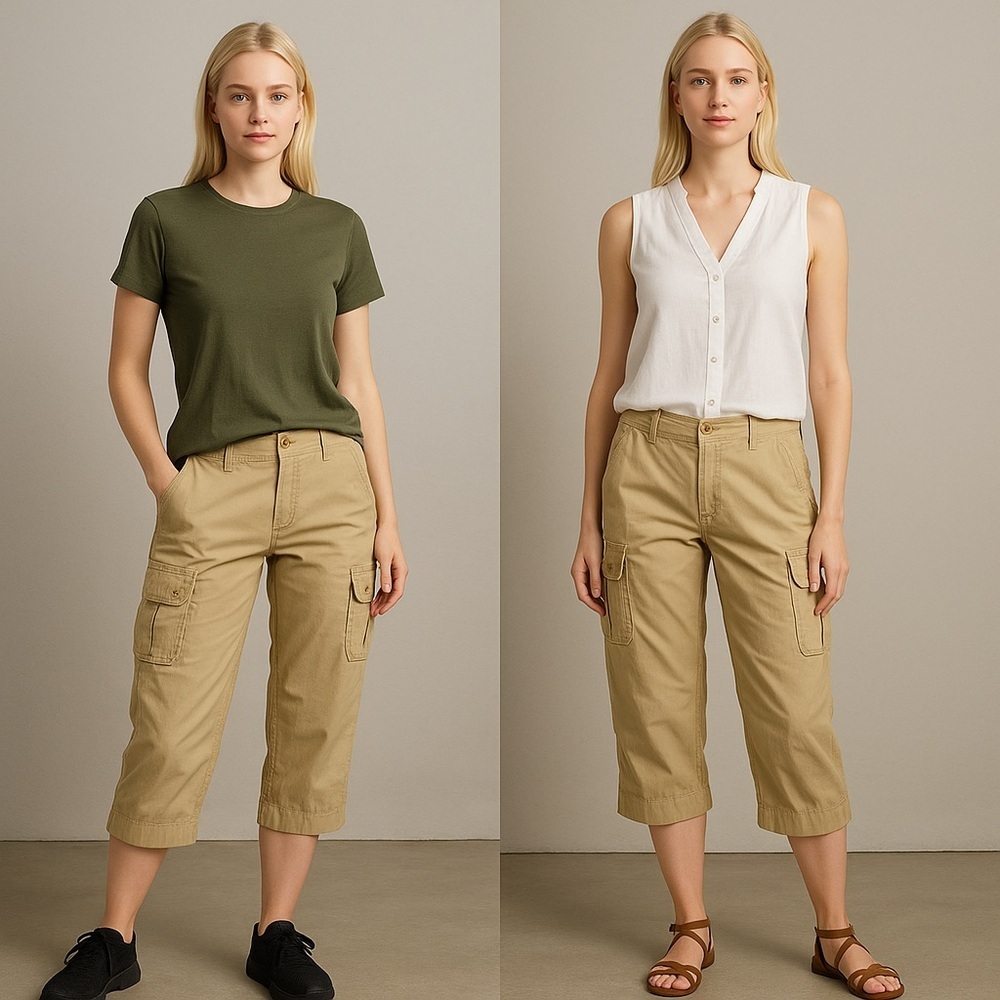 Lauren Ralph Lauren Tan Cargo Shorts for Versatile Style - Picture 11 of 12